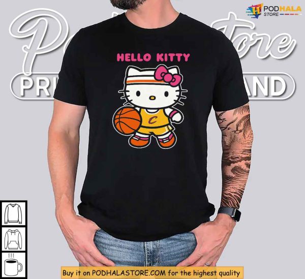 Cavaliers Hello Kitty Shirt Collab for Kawaii Basketball Fans