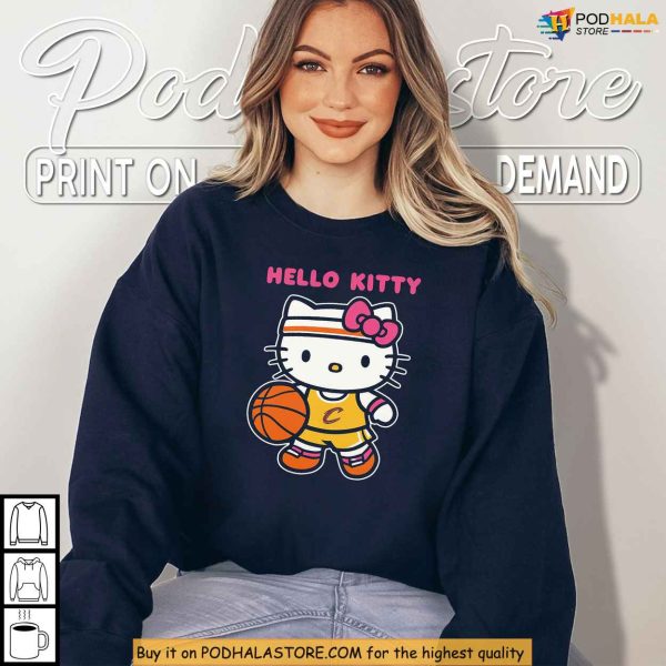 Cavaliers Hello Kitty Shirt Collab for Kawaii Basketball Fans
