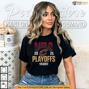 Cavaliers Playoffs Shirt Eastern Conference Gear NBA Spirit Wear 2025 3