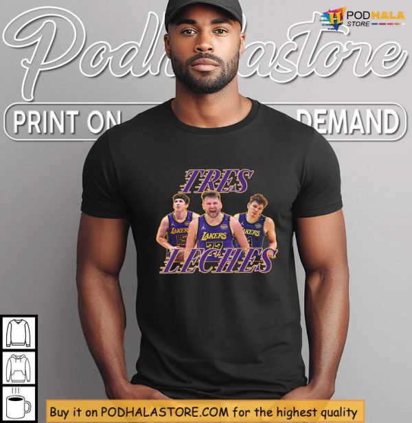 Celebrate Meme Culture With Lakers Tres Leches Basketball Shirt