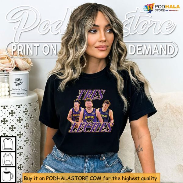 Celebrate Meme Culture With Lakers Tres Leches Basketball Shirt