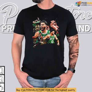 Celebrate The Green Dynasty with Jayson Tatum Graphic Shirt 3