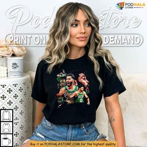 Celebrate The Green Dynasty with Jayson Tatum Graphic Shirt 4