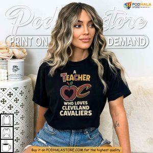 Celebrate Your Cavs Pride With This Cleveland Cavaliers Teacher Shirt 4