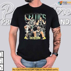 Celtics Shirt With Tatum Brown Boston Rising NBA Icons For 2025 2
