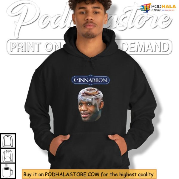 Cinnabron Shirt Mashup LeBron Meme Design for Basketball Fans
