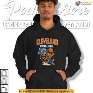 Cleveland Cavaliers Looney Tunes Inspired Mascot Slam Shirt