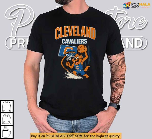 Cleveland Cavaliers Looney Tunes Inspired Mascot Slam Shirt
