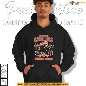 Cleveland Cavaliers Shirt 2025 Signatures and Perfect Season Honors 4