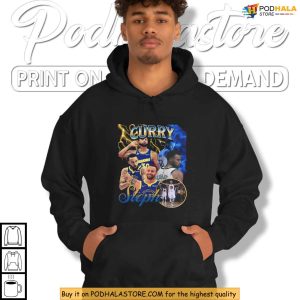 Curry Shirt With Lightning Graphic, Golden State Legend Basketball Tribute