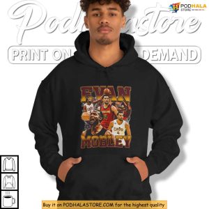 Dominating The Paint With Evan Mobley Shirt, Cleveland Playoff Energy Inside