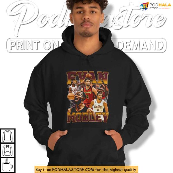 Dominating The Paint With Evan Mobley Shirt, Cleveland Playoff Energy Inside