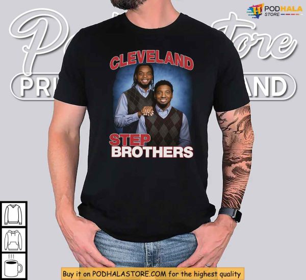 Donovan Mitchell Darius Garland Shirt, Cleveland Step Brothers Meme Design
