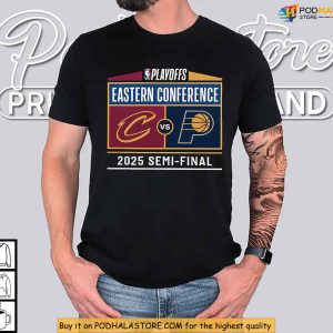 Eastern Showdown Shirt Featuring 2025 Cavaliers And Pacers Semi Finals 2