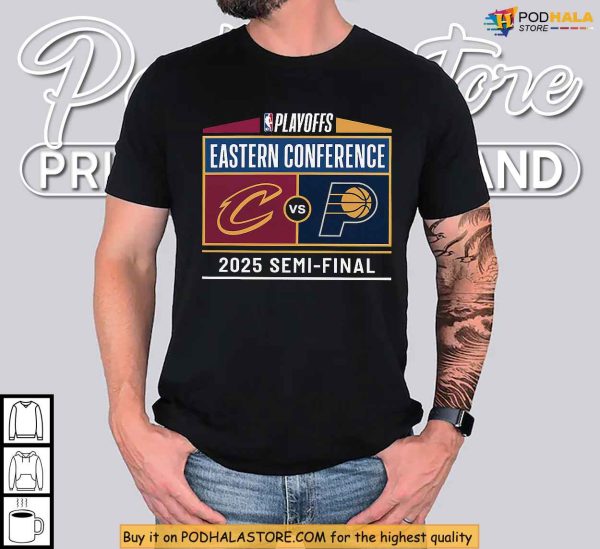 Eastern Showdown Shirt Featuring 2025 Cavaliers And Pacers Semi-Finals