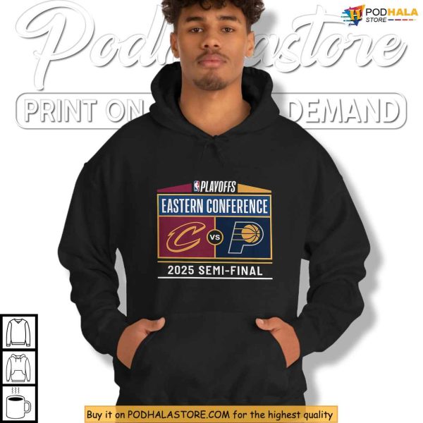 Eastern Showdown Shirt Featuring 2025 Cavaliers And Pacers Semi-Finals