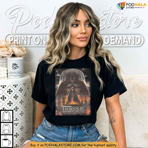 Epic Jedi Fall Shirt, Episode III Galaxy Print, Revenge Of The Sith Shirt
