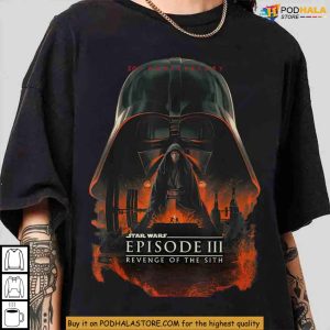 Epic Revenge Of The Sith Shirt, Star Wars Poster Design, Darth Vader Graphic