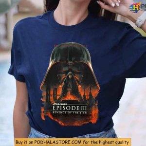 Epic Revenge Of The Sith Shirt Star Wars Poster Design Darth Vader Graphic 2