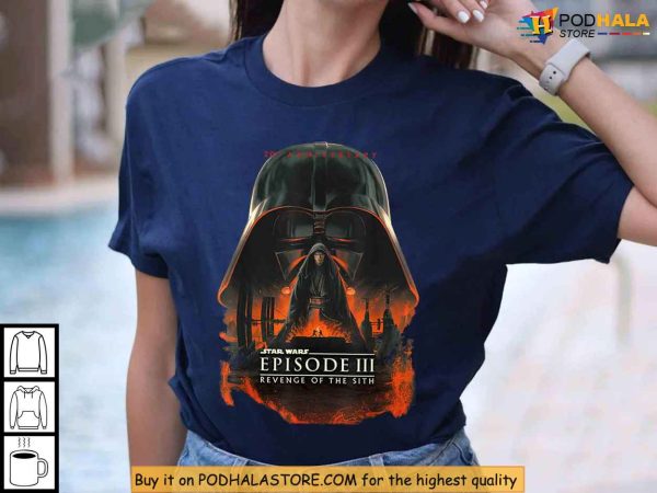 Epic Revenge Of The Sith Shirt, Star Wars Poster Design, Darth Vader Graphic