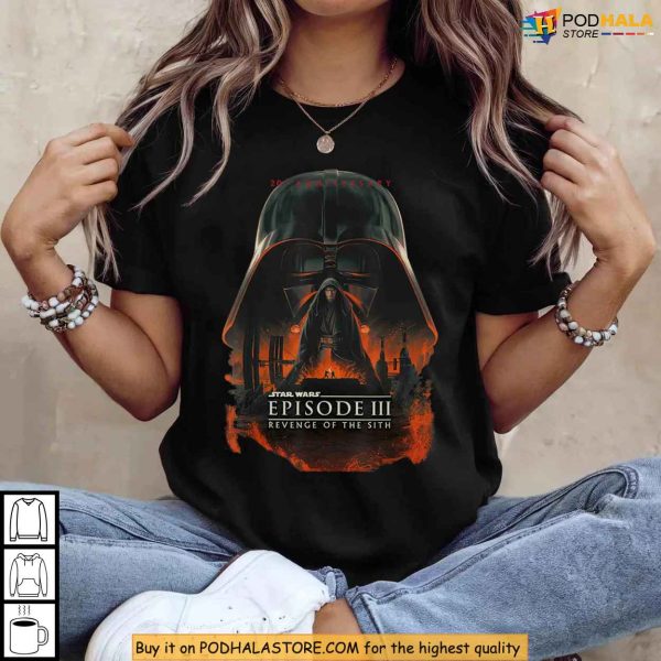 Epic Revenge Of The Sith Shirt, Star Wars Poster Design, Darth Vader Graphic