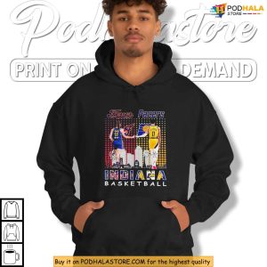 Fever Clark and Pacers Haliburton Shirt With Indiana Basketball Pride 2