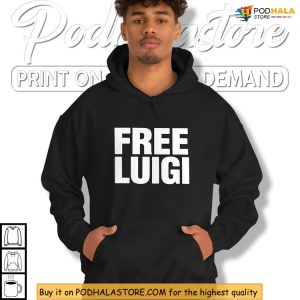Free Luigi Shirt, Parody Design That Captures Gamer Rebellion