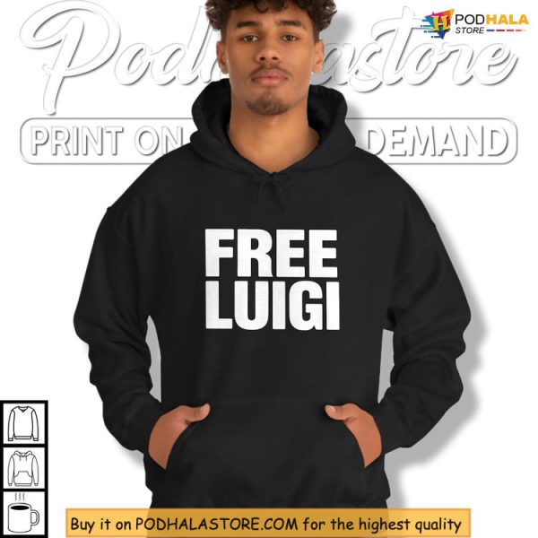 Free Luigi Shirt, Parody Design That Captures Gamer Rebellion