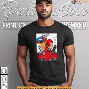 Funny Basketball Shirt Deadpool Meets Curry And GP2 In Warriors Style 3