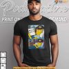 Funny Lakers Meme Shirt with The Simpsons Grandpa Celebrating Warriors Loss