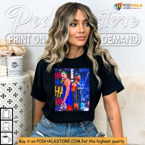 Game 6 2025 NBA Shirt, Thunder vs Nuggets Joker Clash Western Battle