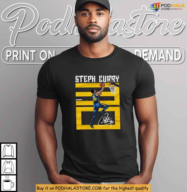 Golden State Playoff Hype Shirt Featuring Curry Retro Jersey Design