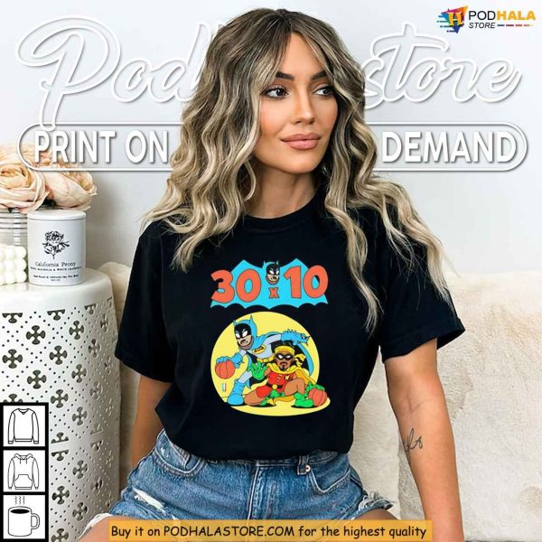 Golden State Superhero Shirt Cartoon Duo Inspired by Warriors Backcourt