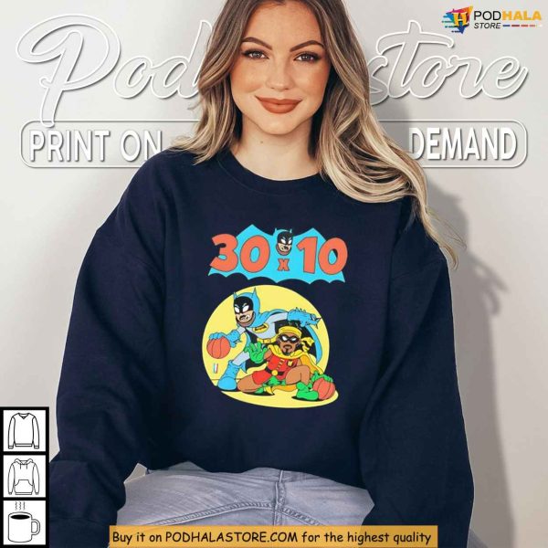 Golden State Superhero Shirt Cartoon Duo Inspired by Warriors Backcourt