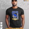 Golden State Warriors Shirt Featuring Bridge Logo And Playoffs 2025 Spirit