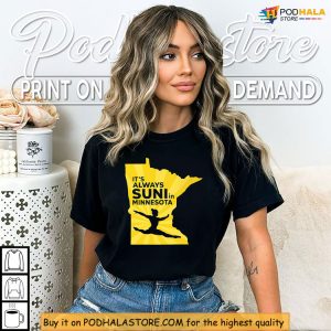 Gymnast Power Shines With This Bold Suni In The Minnesota State Map Shirt 3