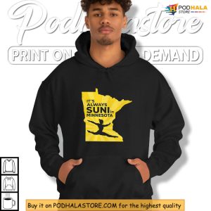 Gymnast Power Shines With This Bold Suni In The Minnesota State Map Shirt 4
