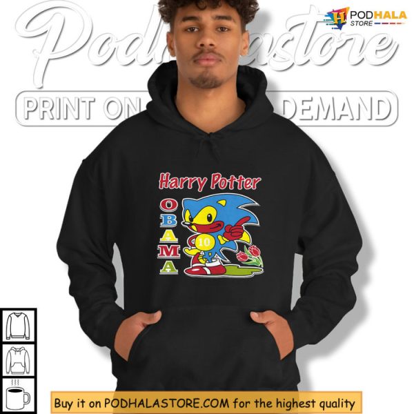 Harry Potter Obama Crossover Shirt, Meme Culture Meets Chaos Design