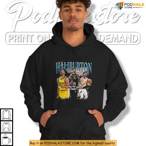Indiana Pacers Apparel With Tyrese Haliburton Shirt Rap Inspired Design 3