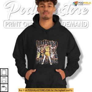 Indiana Pacers Shirt Featuring Haliburton Stars Vintage Basketball Energy 2