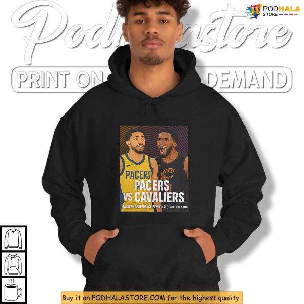 Indiana Pacers Vs Cleveland Cavaliers Shirt Featuring Semifinals Faceoff
