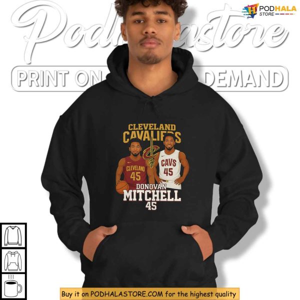 NBA Playoffs Star Donovan Mitchell Shirt, Cleveland Bold Player Look