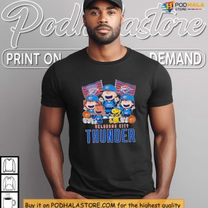 OKC Thunder Shirt With Peanuts Gang Snoopy Fans' Basketball Dream 3