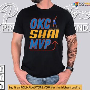 Okc Shai MVP Shirt With Retro Style For Basketball Lovers And Thunder Supporters 2