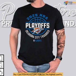 Oklahoma Basketball Shirt, NBA Playoffs 2025, Thunder Basketball Culture
