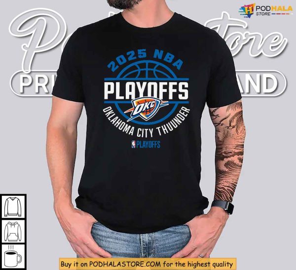 Oklahoma Basketball Shirt, NBA Playoffs 2025, Thunder Basketball Culture