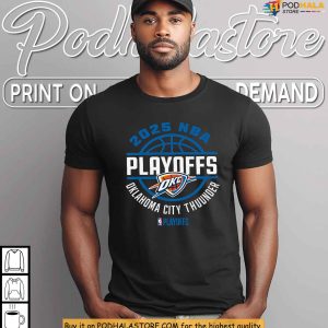 Oklahoma Basketball Shirt NBA Playoffs 2025 Thunder Basketball Culture 2