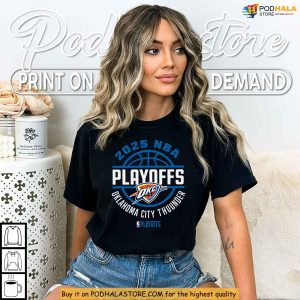 Oklahoma Basketball Shirt NBA Playoffs 2025 Thunder Basketball Culture 3