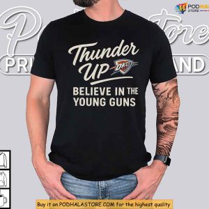 Oklahoma City Thunder Shirt Support The Young Thunder Up Spirit Game Day 2