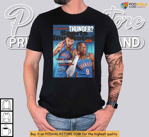 Oklahoma City Thunder Youth Surge Shirt, Chet Holmgren Jalen Williams NBA